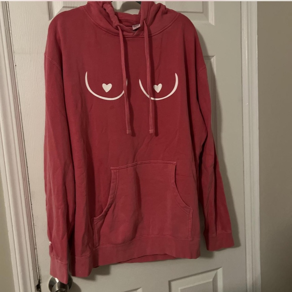 Pink Graphic Hoodie